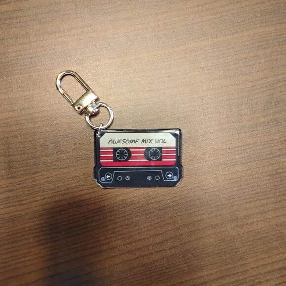 Cassette Tape & Record Keychains/Bag Charms - Picture 4 of 9